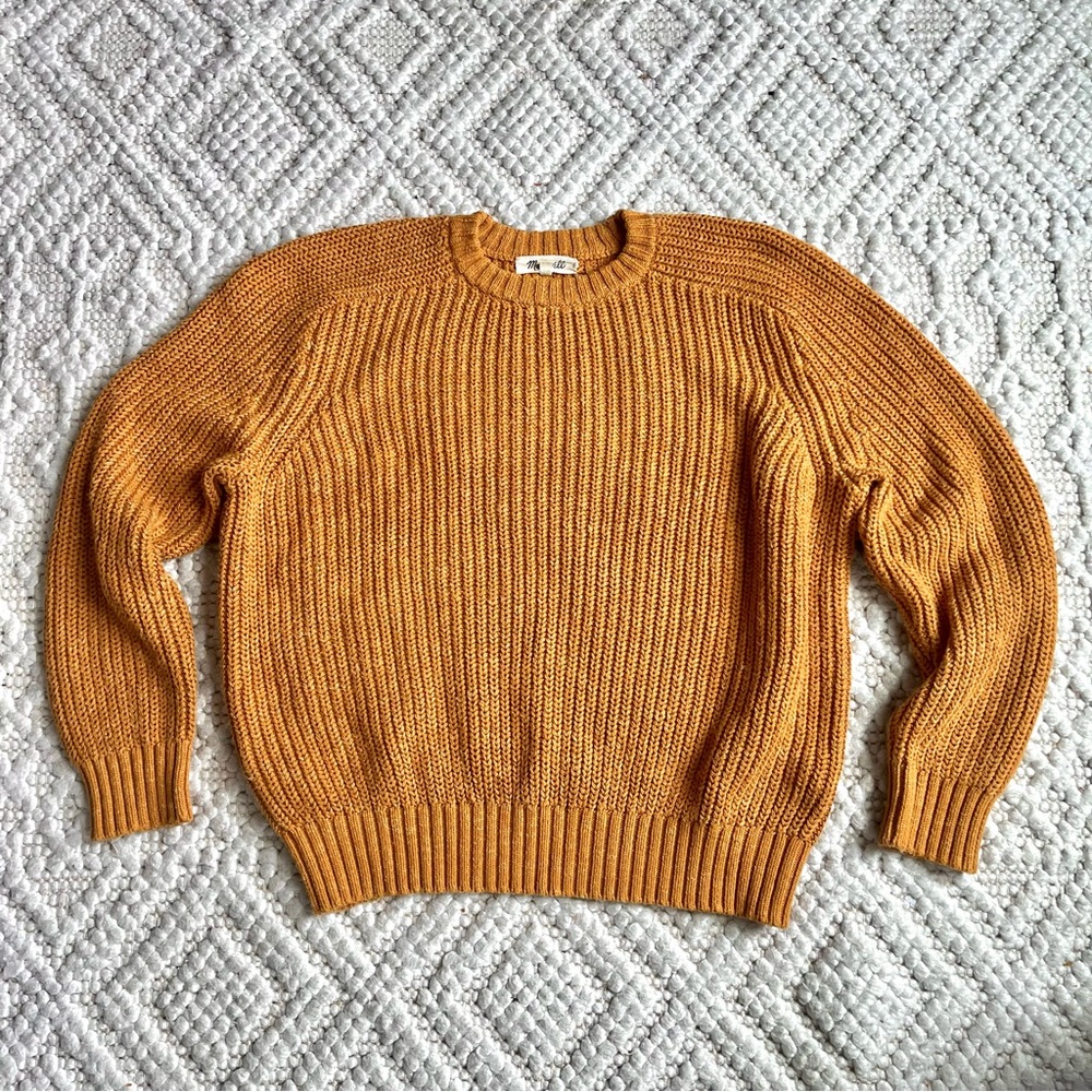 NWOT Madewell Oversized Fisherman Sweater - Men’s L